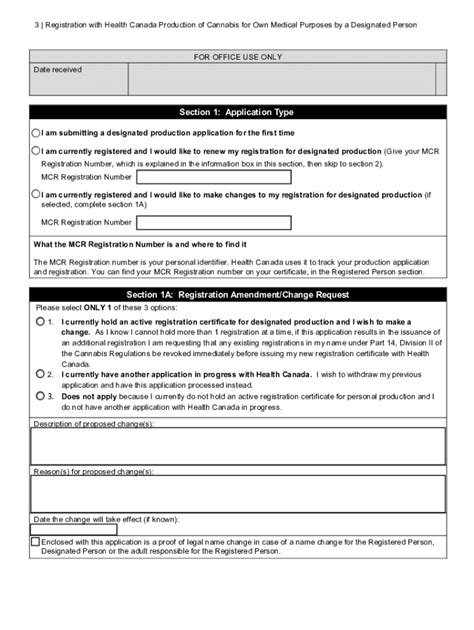 Registering to produce cannabis for your own medical purposes.
